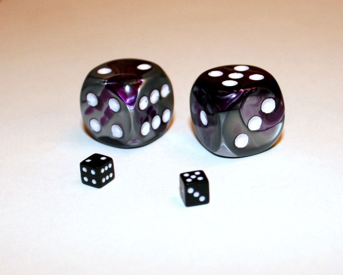 they're just baby dice
